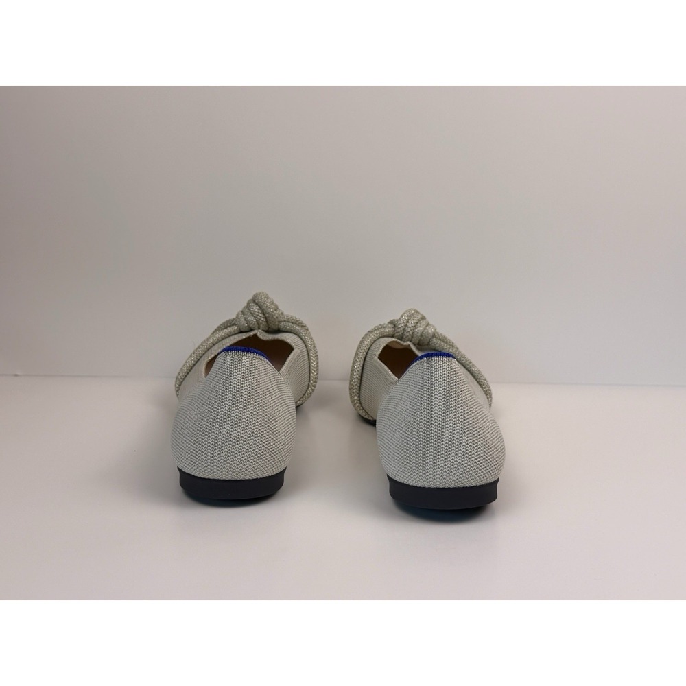 Rothy's The Knot Point II Women's Size 9.5 Diamond Metallic 185-001 - Picture 3 of 6